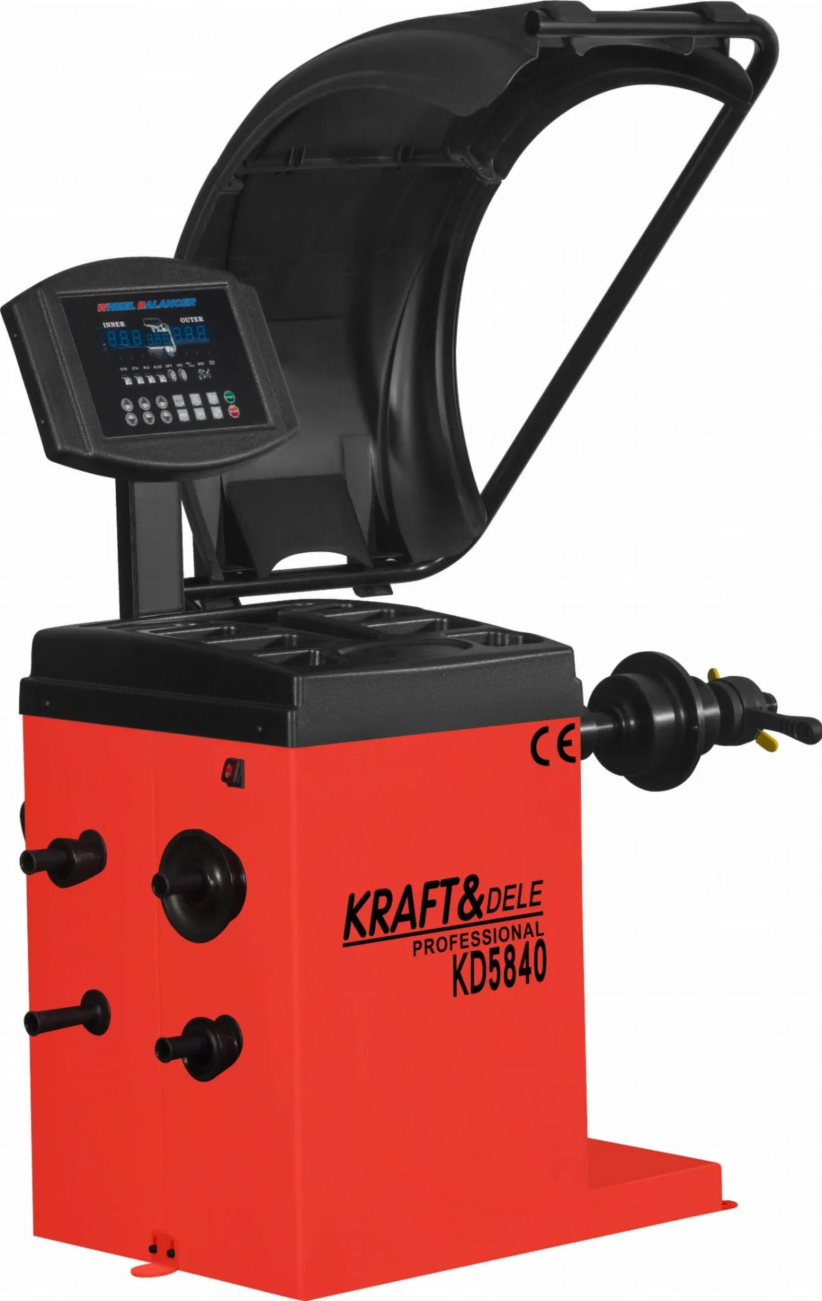 Pusiau automatinės ratų balansavimo staklės su lazeriu 230V KD5840