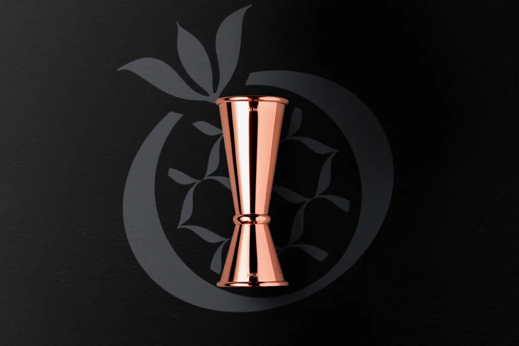 Bronzos spalvos „Japanese“ stiliaus menzūrėlė su žiedeliu 25/50 ml