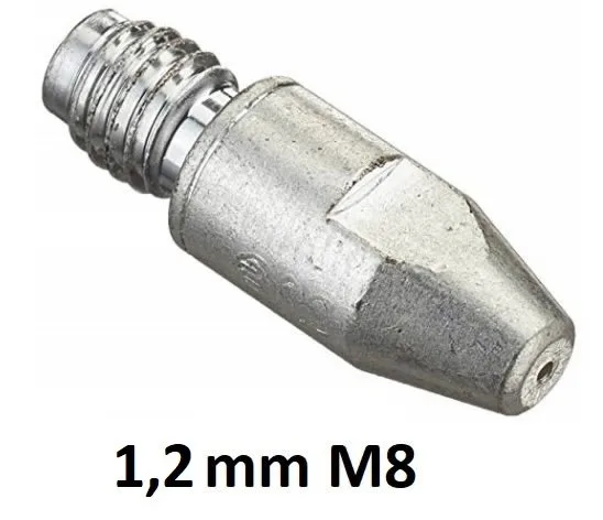 Kontaktinis antgalis CuCrZr M8x30x10 1,2mm, Binzel