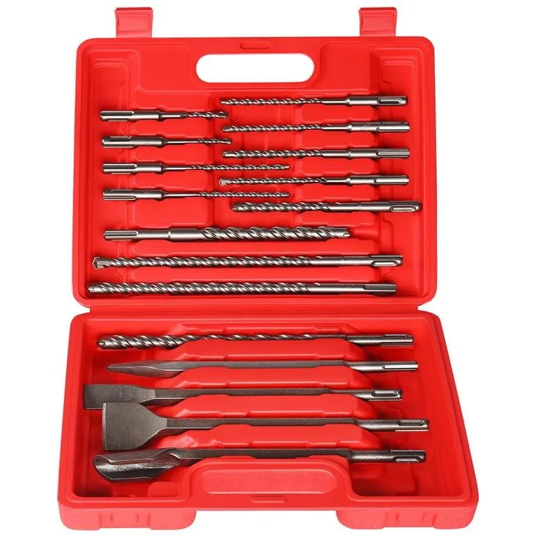 17 dalių SDS+ grąžtų ir kaltų rinkinys KD10068
