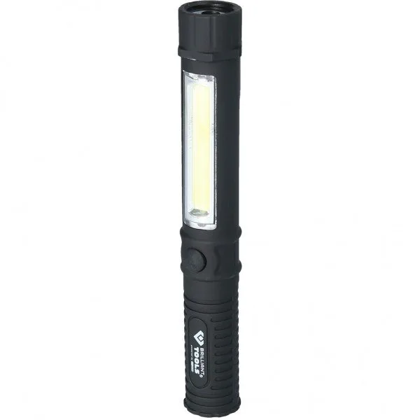 2 viename COB žibintuvėlis, 140 liumenų, Brilliant Tools