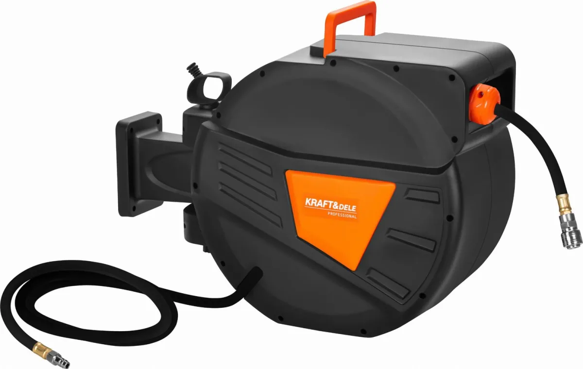 Pneumatinė žarna su automatiniu suvyniojimo mechanizmu 30 m + 2 m 1/4" KD2160