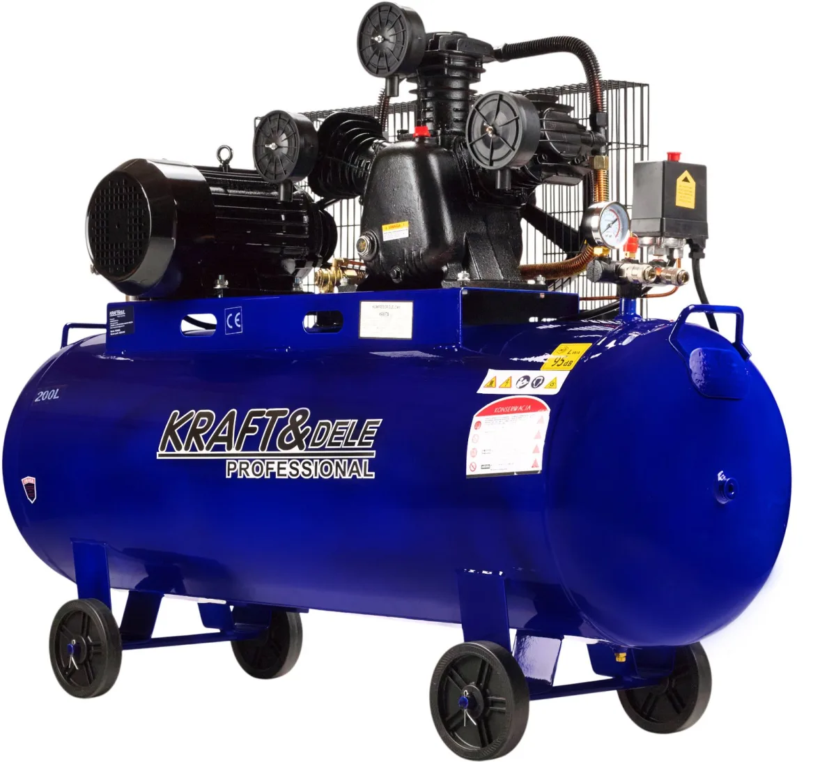 TEPALINIS KOMPRESORIUS 200L 4100W 650 l/min KD4059