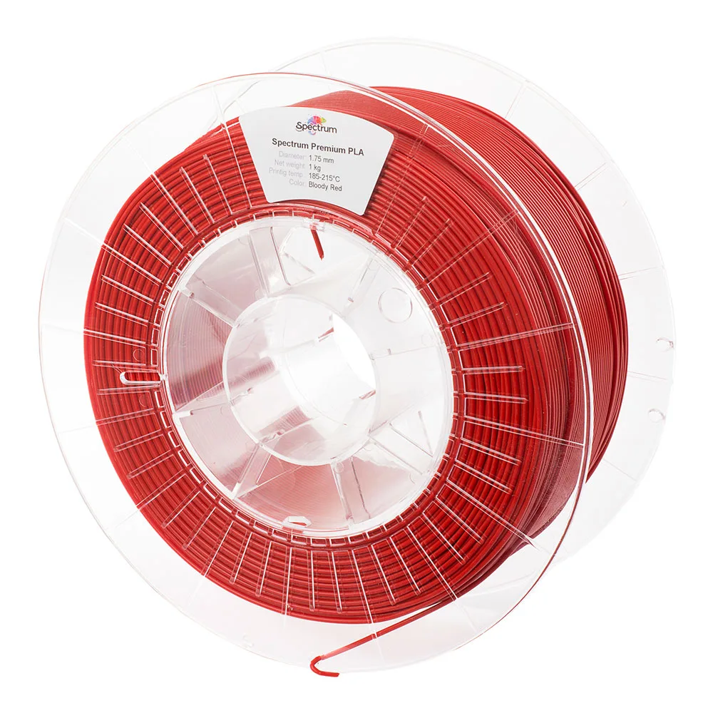 Spectrum | Premium PLA 1.75mm 1kg | Bloody Red 3D plastikas