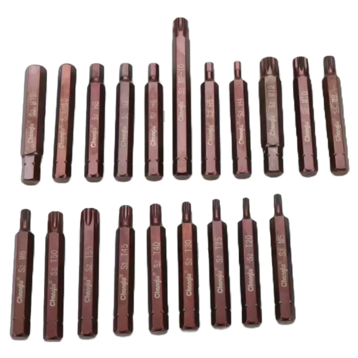 3/8" Antgaliai 75L TORX/SPLINE/IMBUS 5/1vnt.
