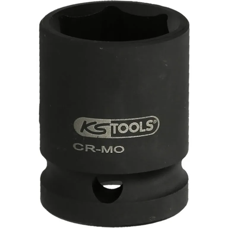 Šešiakampė smūginė galvutė, trumpa 1" 33mm, KS Tools