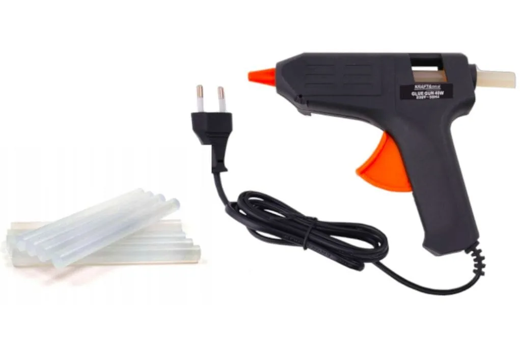 Karštų klijų pistoletas 20W + 7 klijų lazdelės KD10351