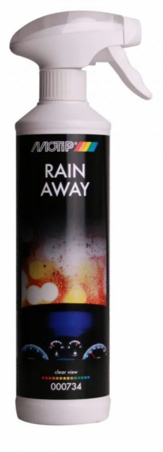 Priemonė lietaus lašams pašalinti RAIN AWAY 500ml, Motip