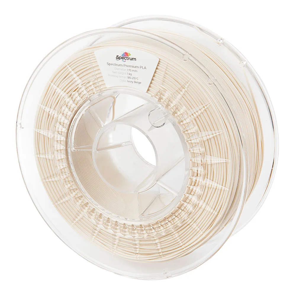 Spectrum | Premium PLA 1.75mm 1kg | Ivory Beige 3D plastikas