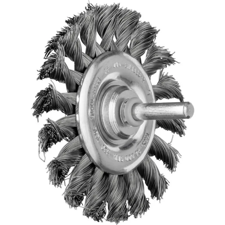 Diskinis vielinis šepetys knotted RBG Steel 70x06/6mm 0,35mm, Pferd