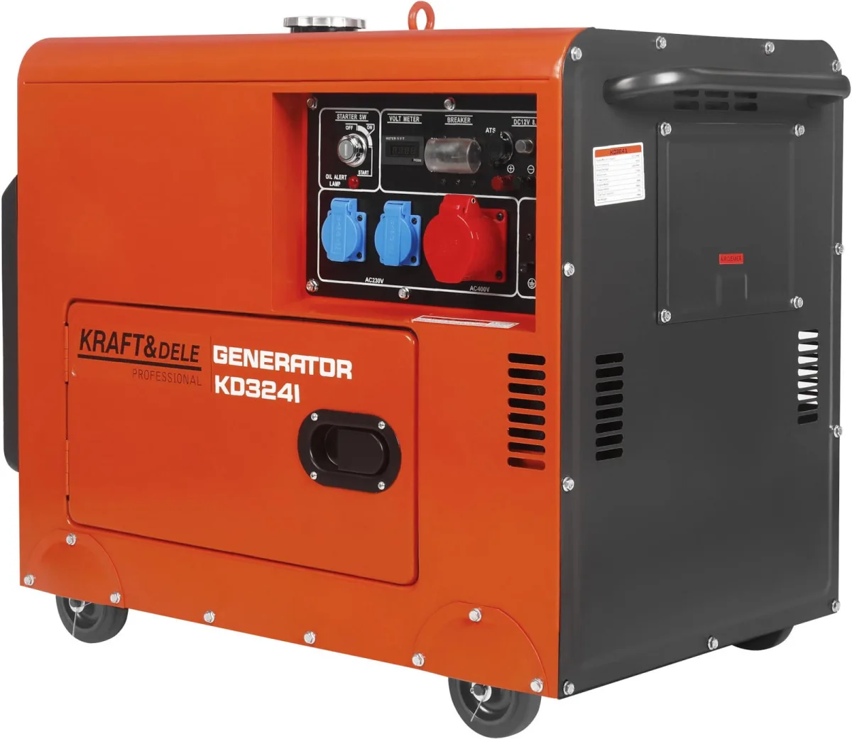 Agregat Prądotwórczy 230V 400V 7kW 16KM Diesel + ATS KD3241