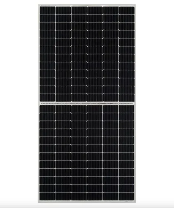 Fotovoltinis saulės modulis RISEN 445W bifacialinis – sidabrinis rėmas
