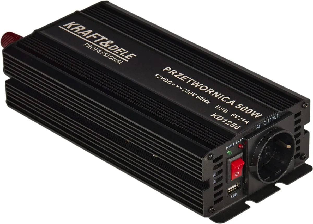 Įtampos keitiklis nuo 12V iki 230V 500/1000W KD1256
