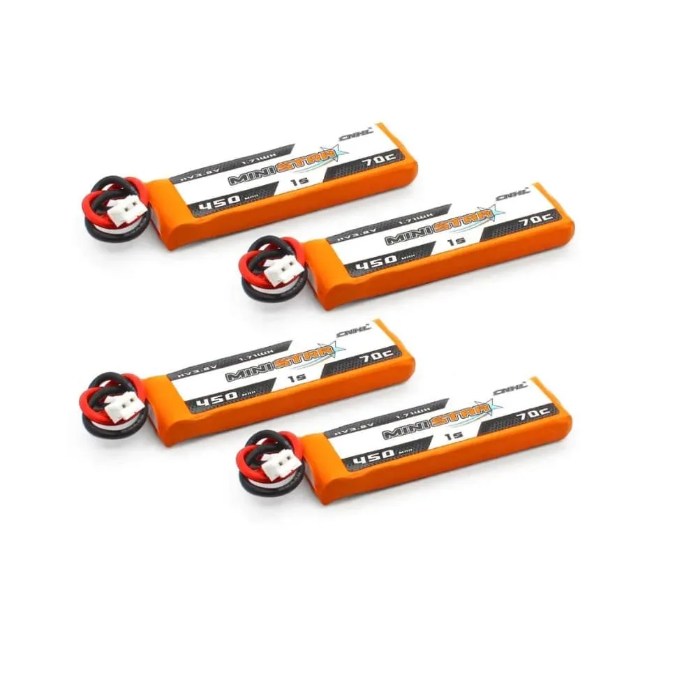 Akumuliatorius CNHL MiniStar HV 450mAh 3.8V 1S 70C - PH2.0 (4vnt)