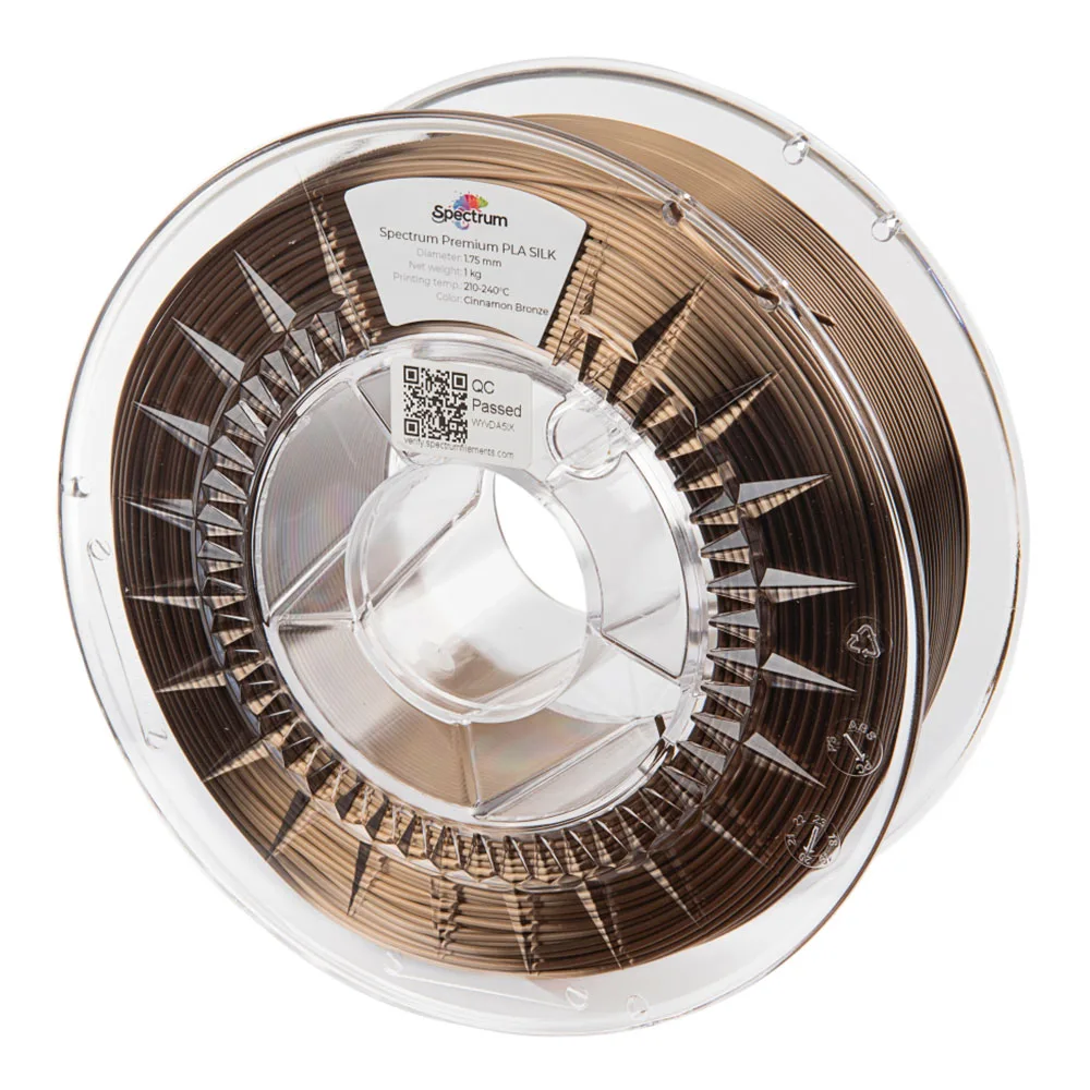 Spectrum | Silk PLA 1.75mm 1kg | Cinnamon Bronze 3D plastikas
