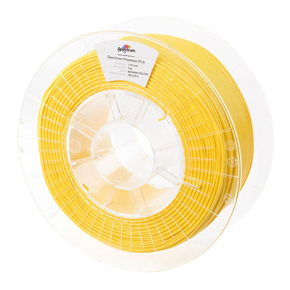 Spectrum | Premium PLA 1.75mm 1kg | Bahama Yellow 3D plastikas