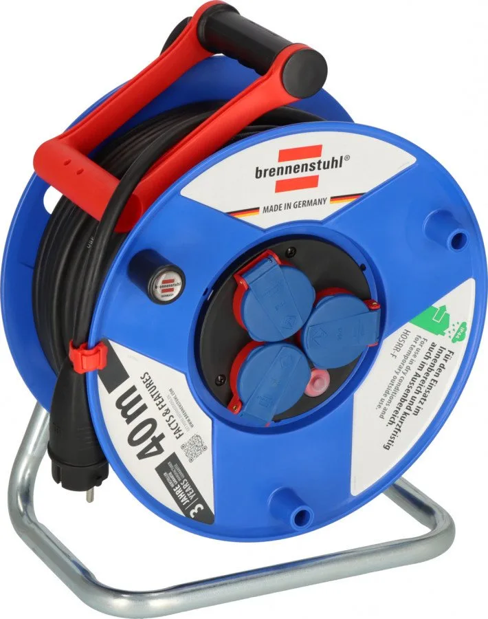 Prailgintuvas ritėje 40m 3VDE RR 3x2.5 Garant IP44, Brennenstuhl