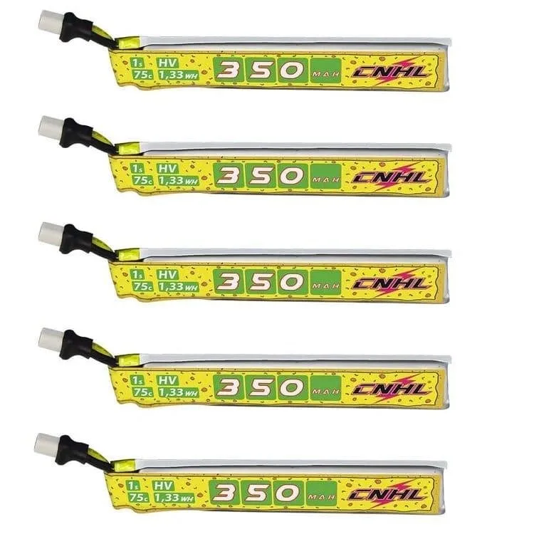Akumuliatorius CNHL Pizza Series 350mAh 3.8V 1S 75C - BT2.0 (5vnt)