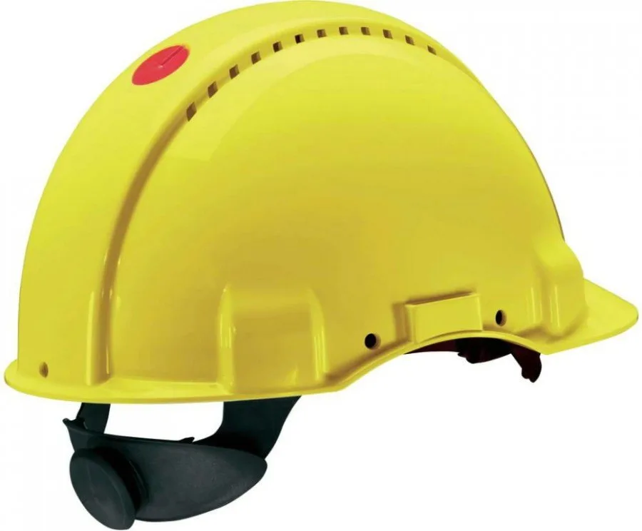 Apsauginis šalmas Uvicator, reguliuojamas, geltonas G3000NUV G3000NUV-GU, 3M