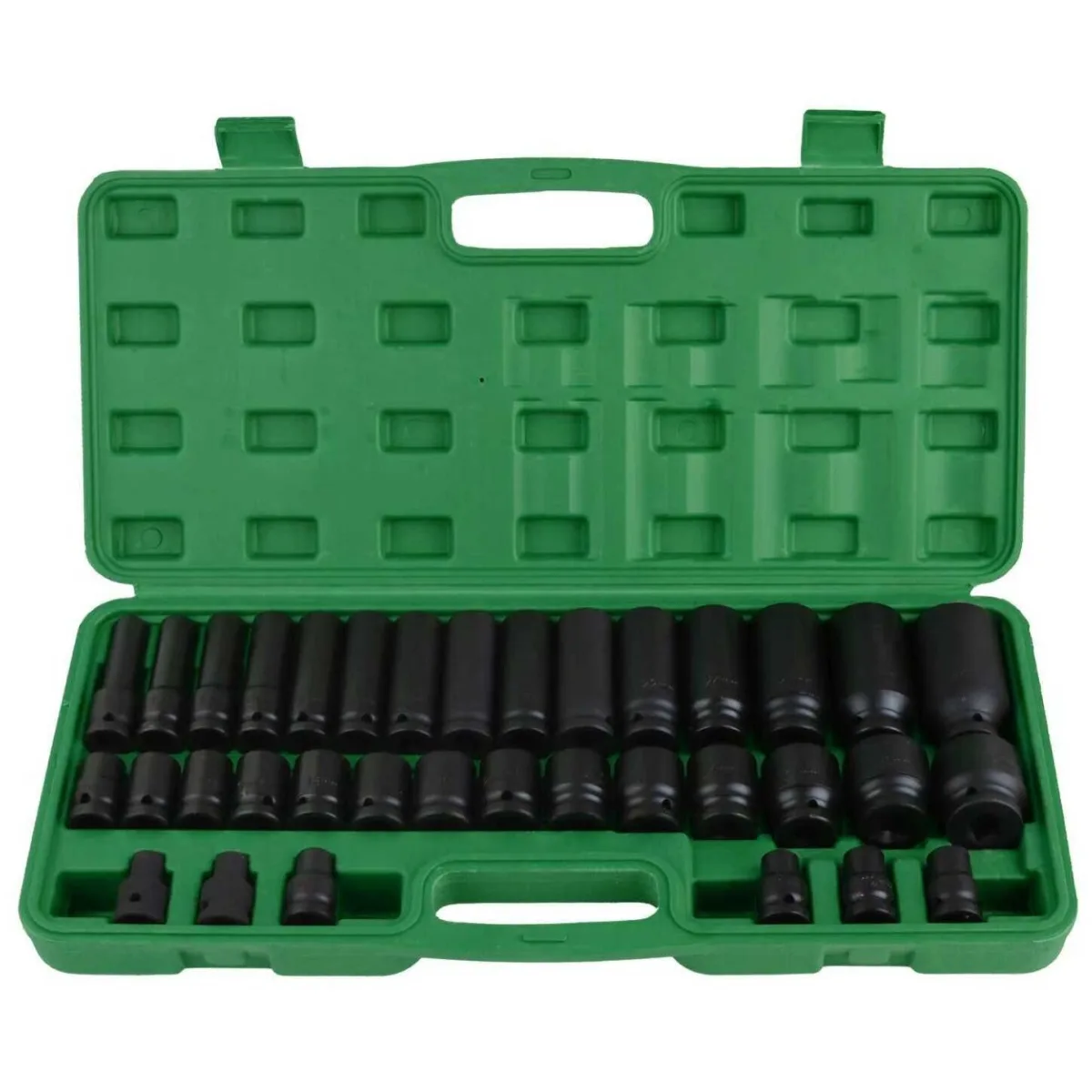 1/2" Galvučių smūginių rinkinys 8-32mm 35vnt.