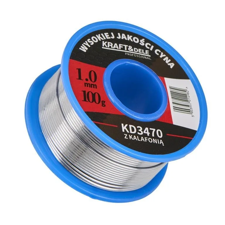 Lydmetalis su kanifolija 1 mm 100 g KD3470