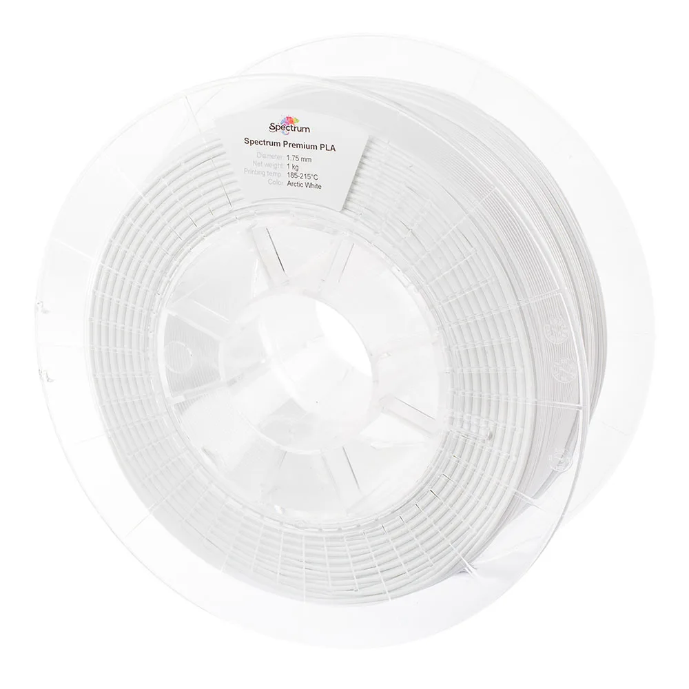 Spectrum | Premium PLA 1.75mm 1kg | Arctic White 3D plastikas