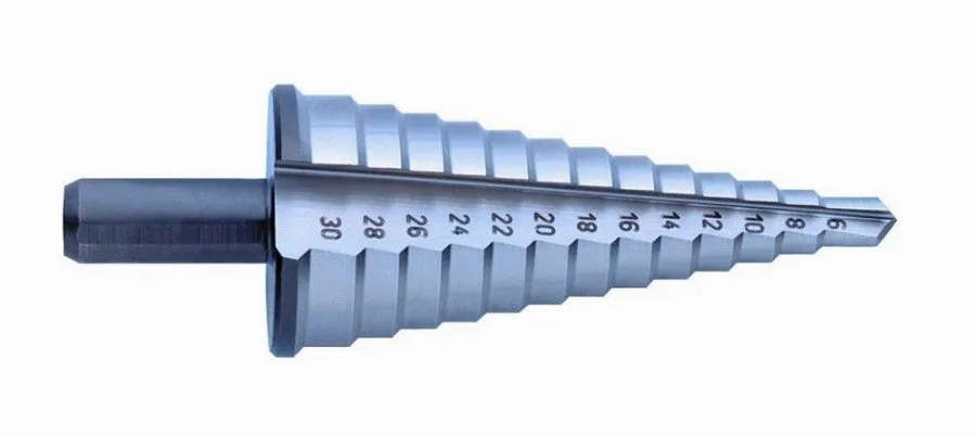 Pakopinis grąžtas HSS žingsnis 2mm 4-20mm, Exact