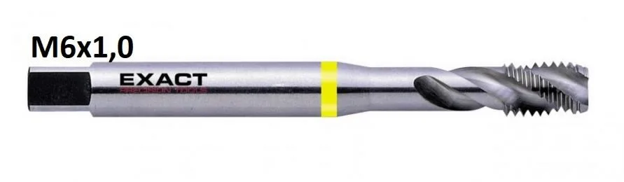 Sriegiklis M6x1,0 HSS-E 35° RSP DIN 371 M6x1mm 35°, Exact