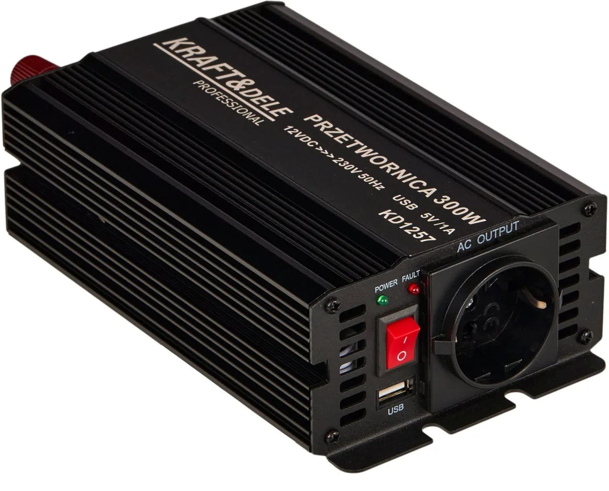 Įtampos keitiklis nuo 12 V iki 230 V 300 / 600 W KD1257