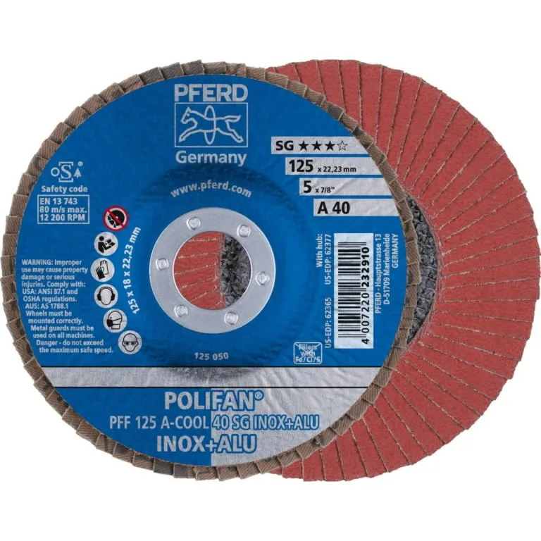 Lapelinis šlifavimo diskas A COOL SG INOX+ALU , Pferd