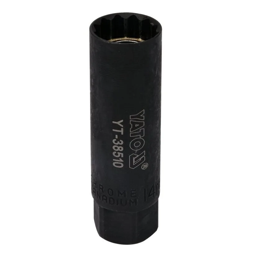 Galvutė žvakei 3/8'' 14mm (plonasienė)(12-kamp)