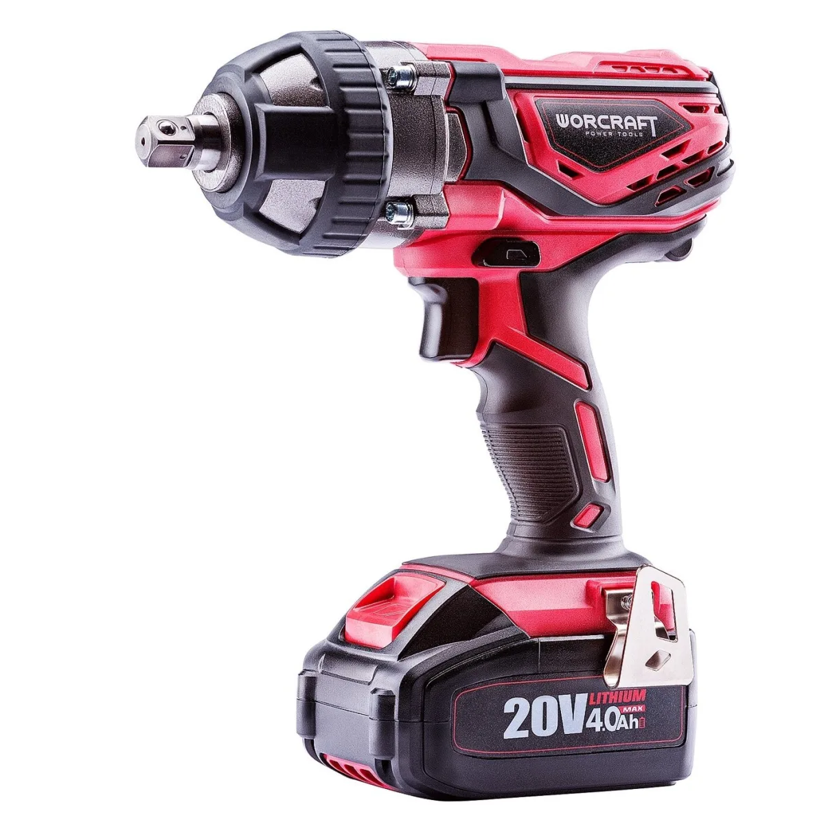 Akumuliatorinis smūginis veržliasukis 1/2" WORCRAFT 20V LI-ION