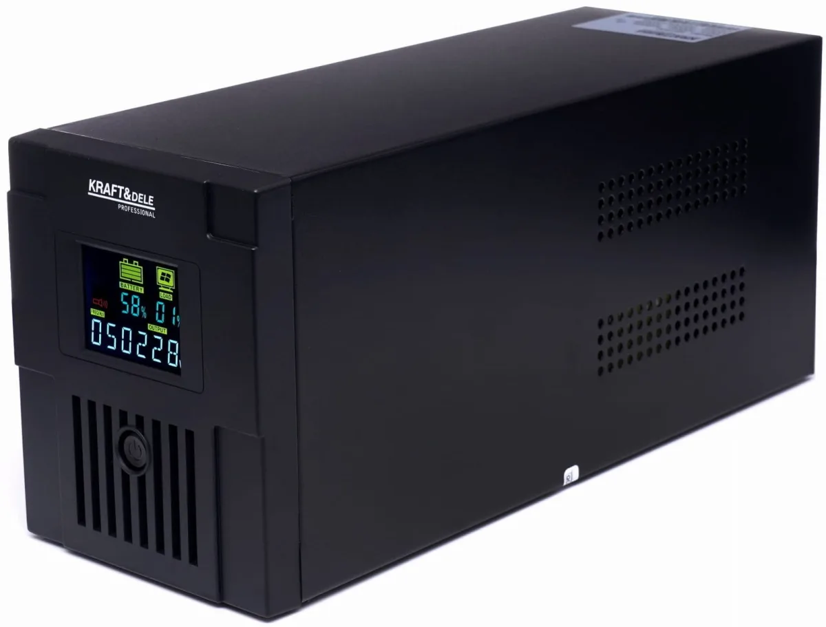 Nepertraukiamo maitinimo šaltinis UPS 2000 VA, 1200 W LCD Kraft&Dele KD1930