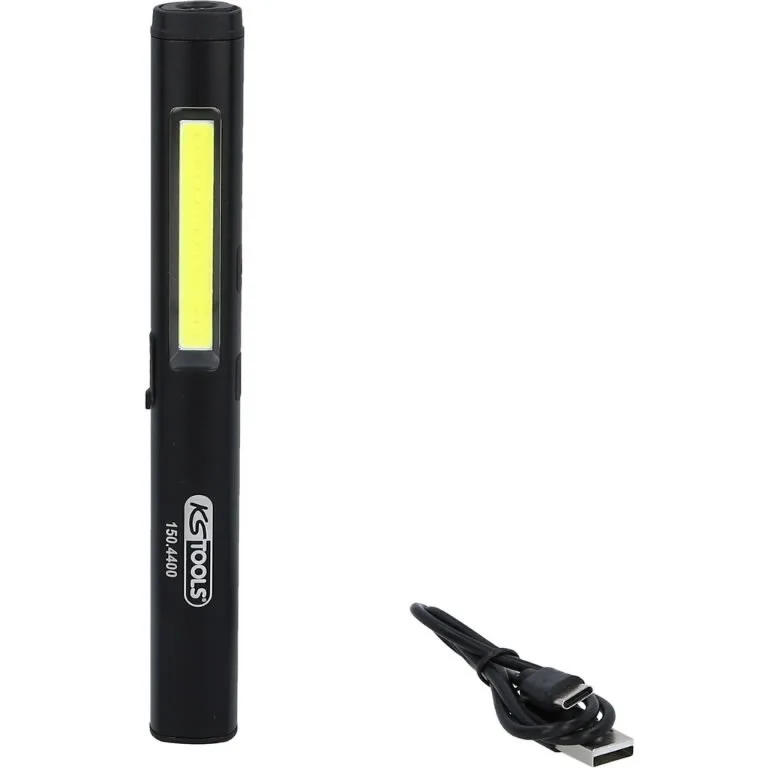 Šviestuvas LED COB su UV-Spot LED ir lazeriniu žymekliu 350 luumen, KS Tools