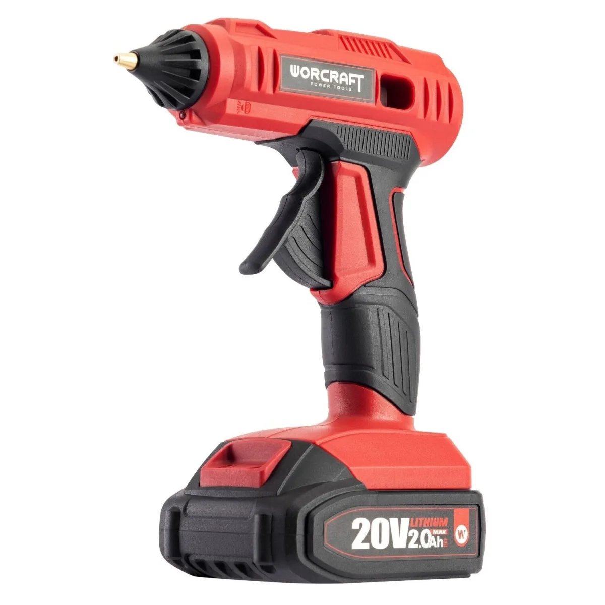Akumuliatorinis klijų pistoletas WORCRAFT 20V LI-ION