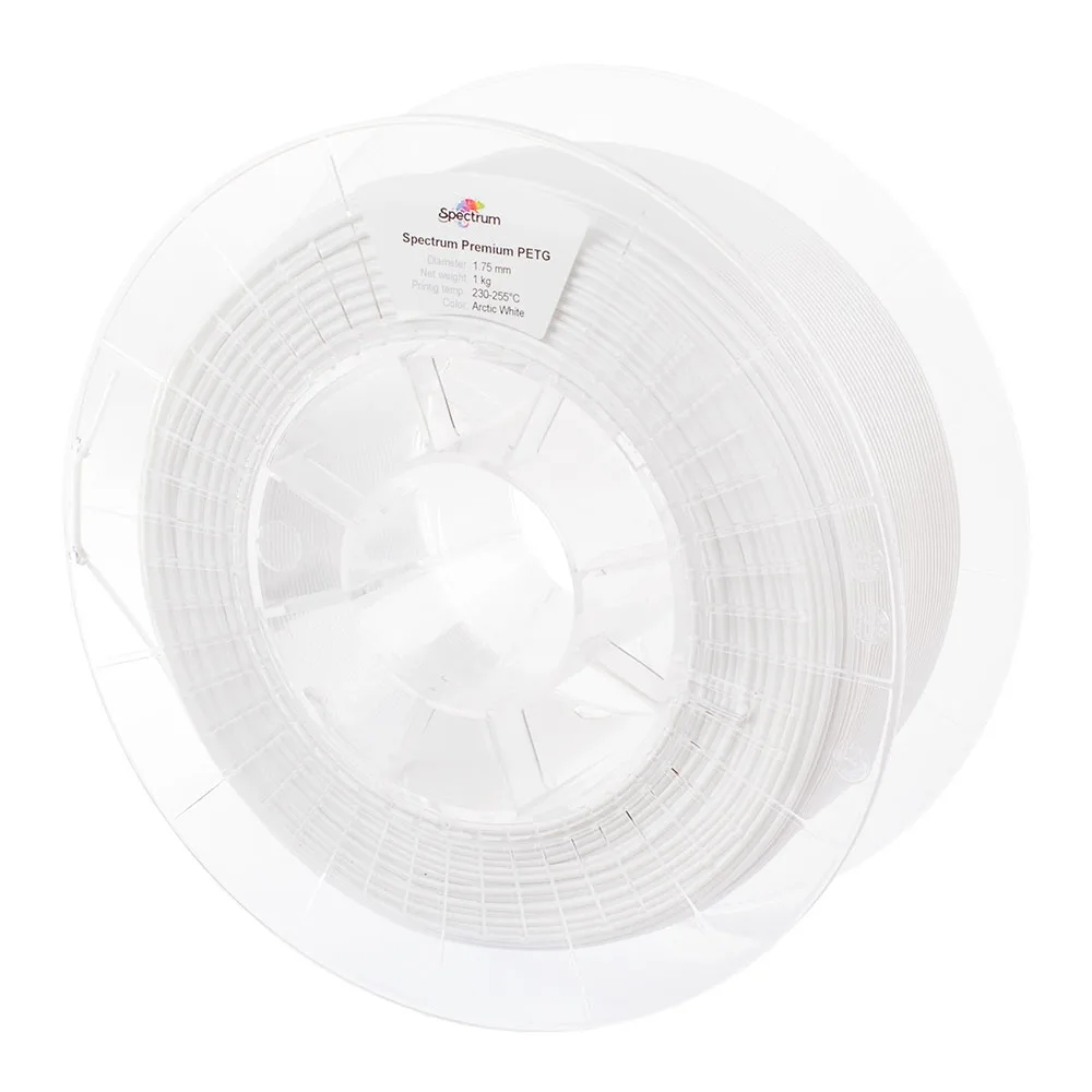 Spectrum | Premium PETG 1.75mm 1kg | Arctic White 3D plastikas
