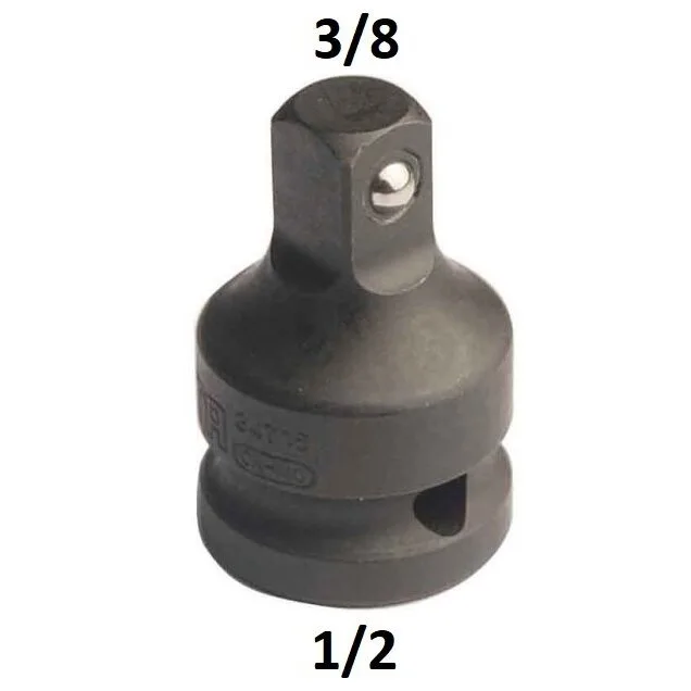 Adapteris smūginis 3/8'' - 1/2''