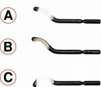 Užvartų valymo peiliukas E 100 HSS HSS E 100, KS Tools